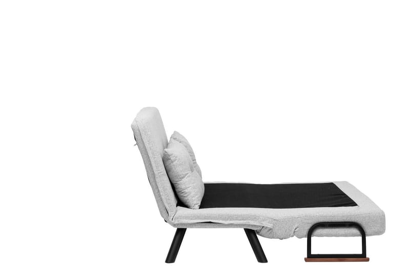 Alfredton 2-sits Bäddbar Fällbar Bäddsoffa i Boucle med Metallben - Grå - Möbler - Soffa - Bäddsoffa