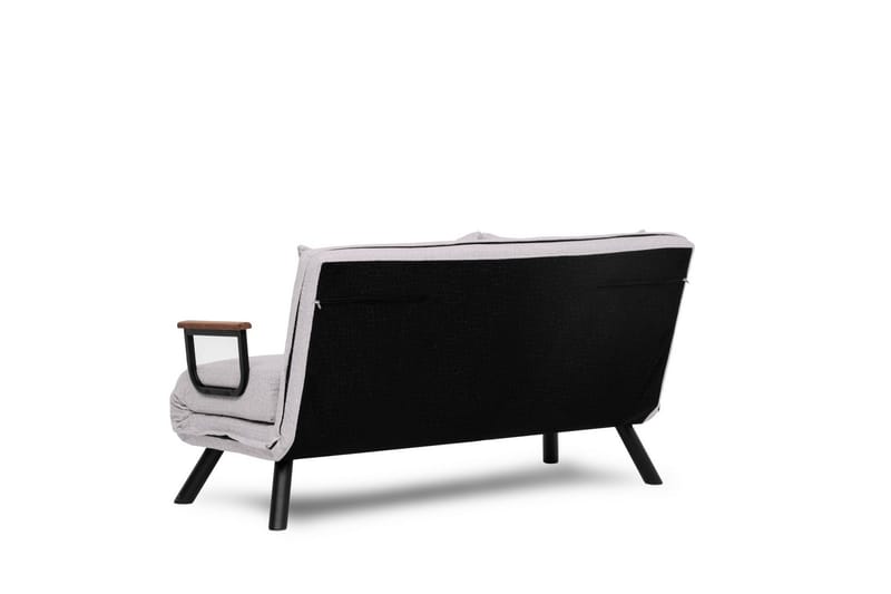 Alfredton 2-sits Bäddbar Fällbar Bäddsoffa i Boucle med Metallben - Vit - Möbler - Soffa - Bäddsoffa