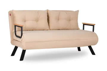 Alfredton Bäddsoffa 2-sits 120x185 - Cream - Möbler - Soffa - Bäddsoffa