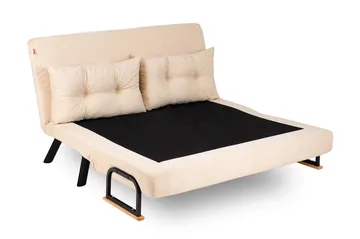 Alfredton Bäddsoffa 2-sits 120x185 - Cream - Möbler - Soffa - Bäddsoffa