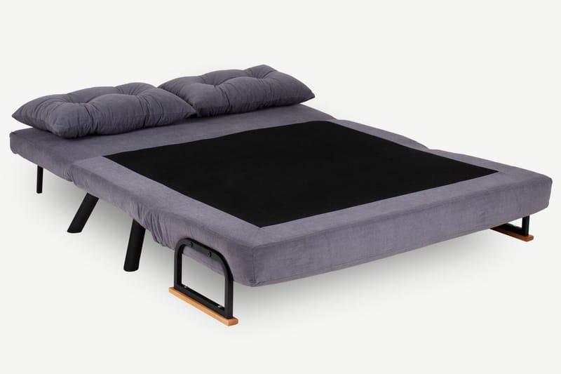 Alfredton Bäddsoffa 2-sits 120x185 - Grå - Möbler - Soffa - Bäddsoffa