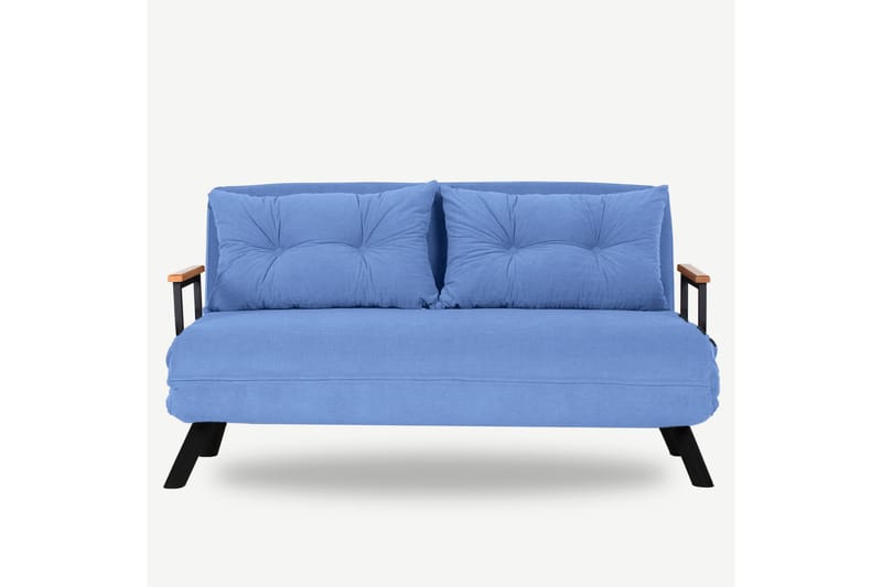 Alfredton Bäddsoffa 2-sits 175x133 cm - Blå - Bäddsoffa - Bäddsoffa 2 sits