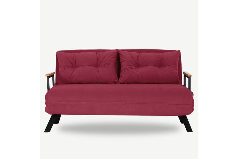 Alfredton Bäddsoffa 2-sits 175x133 cm - Röd - Möbler - Soffa - Bäddsoffa