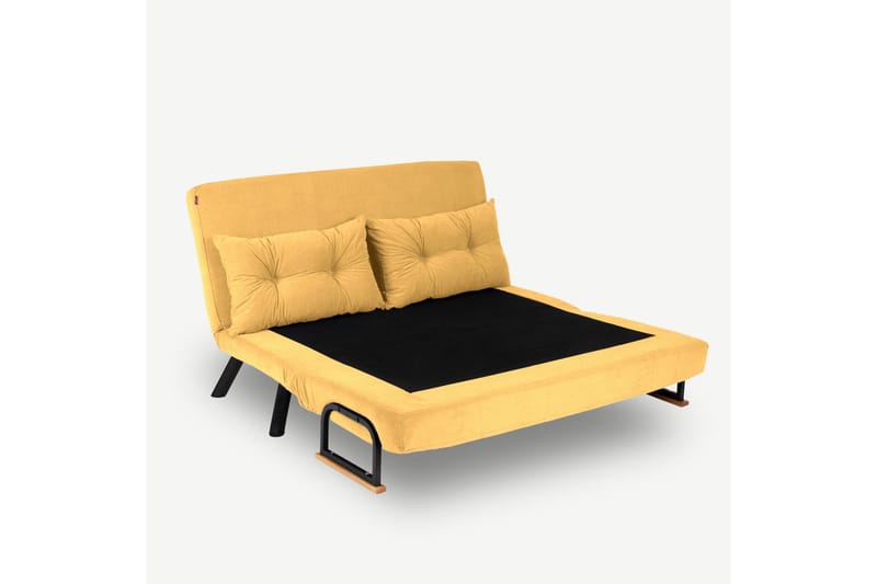 Alfredton Bäddsoffa 2-sits 175x133 cm - Senapsgul - Möbler - Soffa - Bäddsoffa