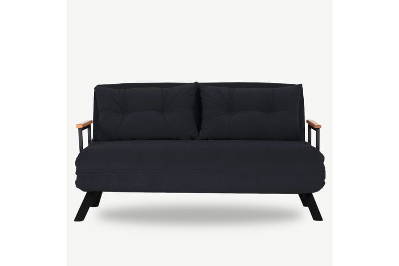 Alfredton Bäddsoffa 2-sits 175x133 cm - Svart - Möbler - Soffa - Bäddsoffa