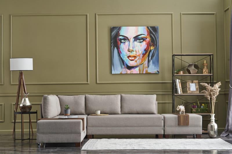 Algeria Bäddsoffa m. Divan 4-sits 140x190 - Cream - Möbler - Soffa - Bäddsoffa