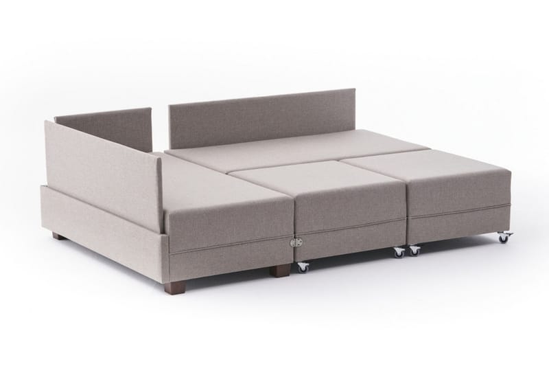 Algeria Bäddsoffa m. Divan 4-sits 140x190 - Cream - Möbler - Soffa - Bäddsoffa