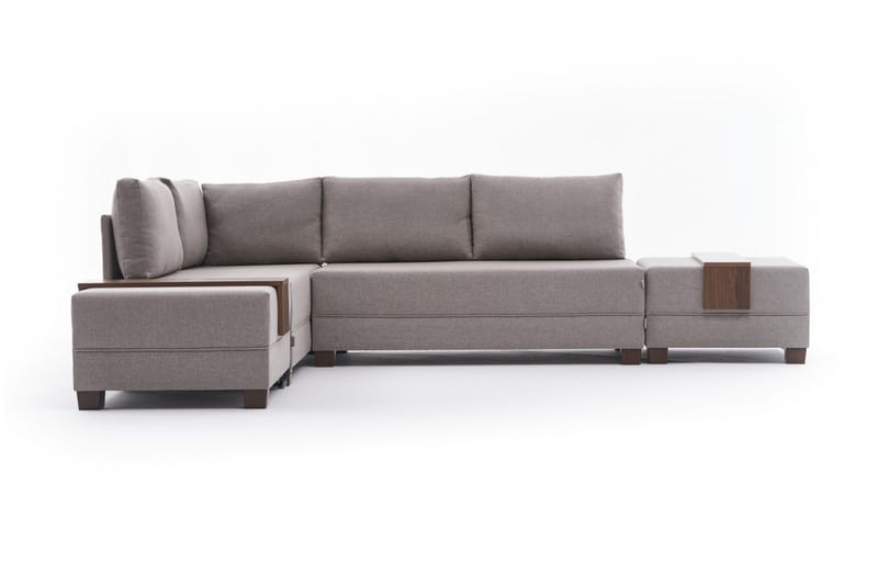 Algeria Bäddsoffa m. Divan 4-sits 140x190 - Cream - Möbler - Soffa - Bäddsoffa