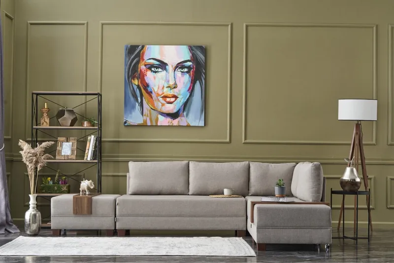 Algeria Bäddsoffa m. Divan 4-sits 140x190 - Cream - Möbler - Soffa - Bäddsoffa