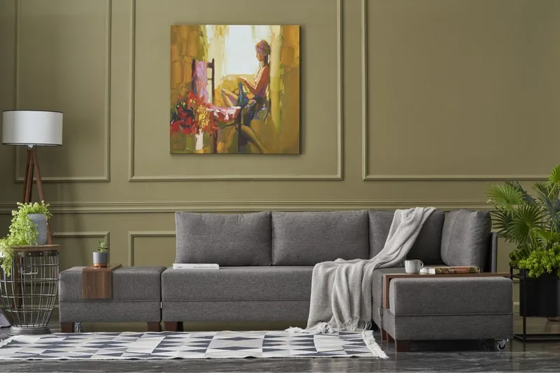 Algeria Hörnbäddsoffa Höger - Brun - Möbler - Soffa - Bäddsoffa