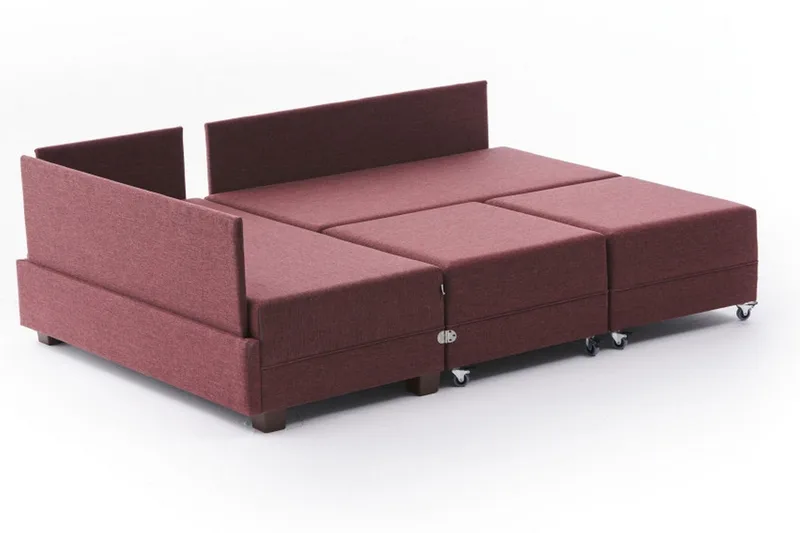 Algeria Hörnbäddsoffa Vänster - Röd - Möbler - Soffa - Bäddsoffa