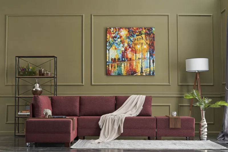 Algeria Hörnbäddsoffa Vänster - Röd - Möbler - Soffa - Bäddsoffa