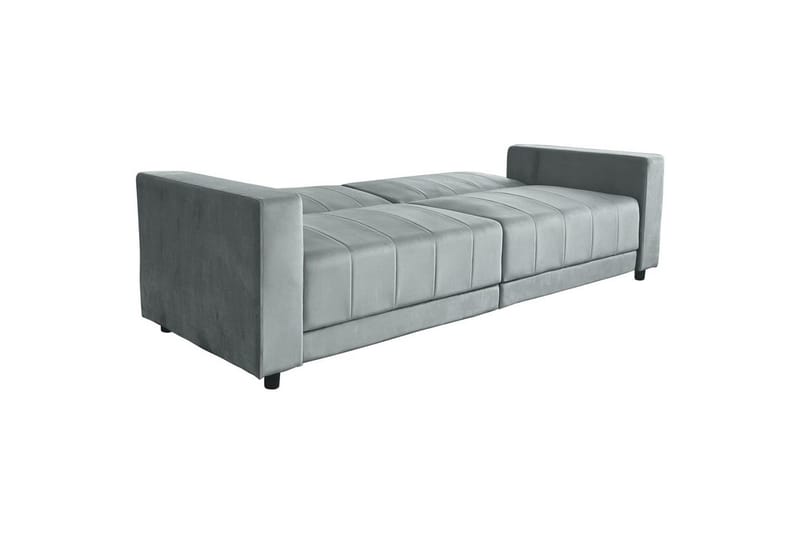 Allie Bäddsoffa 108x190 cm i Sammet - Grå - Möbler - Soffa - Bäddsoffa