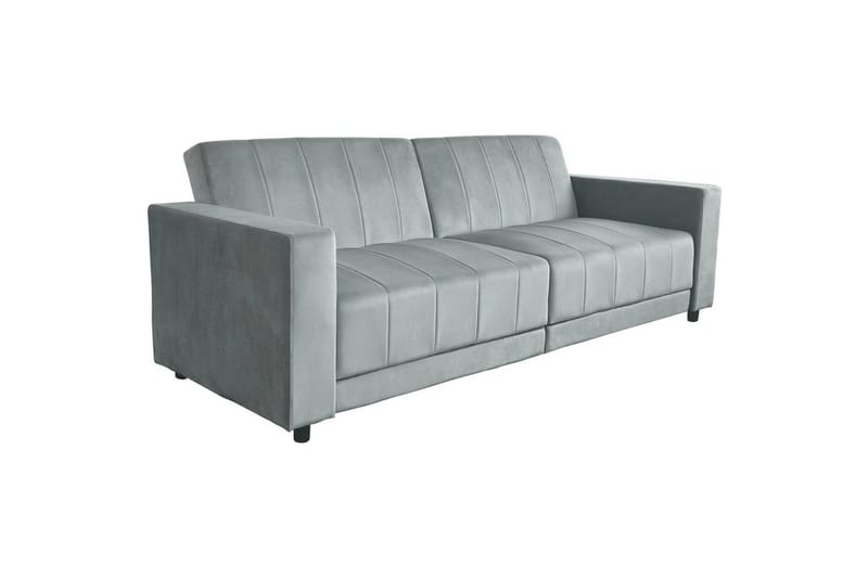 Allie Bäddsoffa 108x190 cm i Sammet - Grå - Möbler - Soffa - Bäddsoffa