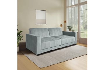 Allie Bäddsoffa 108x190 cm i Sammet - Grå - Möbler - Soffa - Bäddsoffa