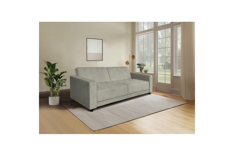 Allie Bäddsoffa 3-sits - Grå - Möbler - Soffa - Bäddsoffa