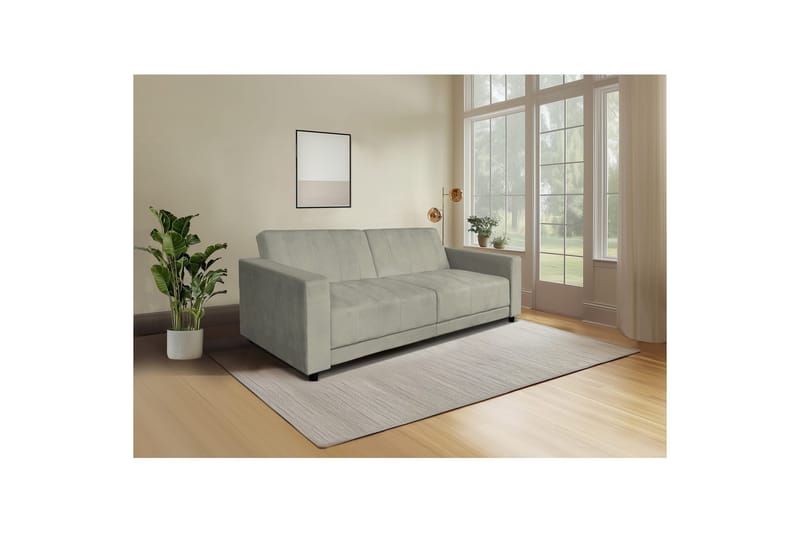 Allie Bäddsoffa 3-sits - Grå - Möbler - Soffa - Bäddsoffa