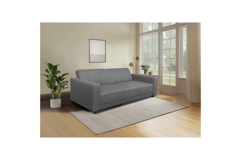 Allie Bäddsoffa 3-sits - Grå - Möbler - Soffa - Bäddsoffa