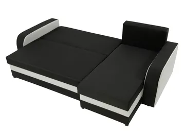 Alvared 3-sits Bäddsoffa divan vänster med förvaring - brun - Möbler - Soffa - Bäddsoffa