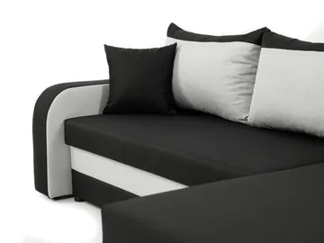 Alvared 3-sits Bäddsoffa med Divan Vänster - Vit - Möbler - Soffa - Bäddsoffa