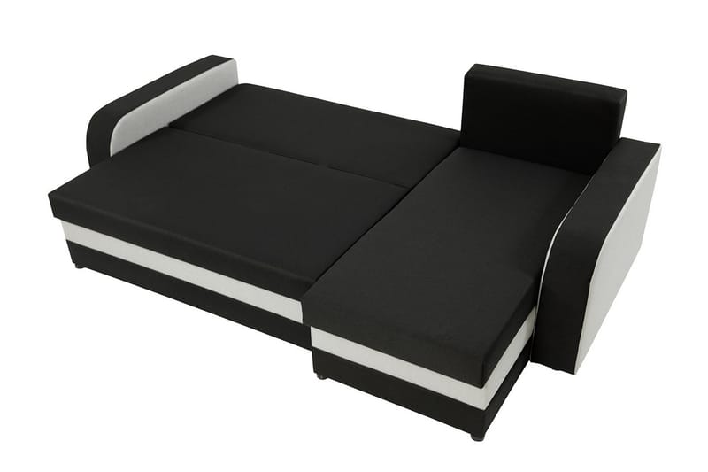 Alvared 3-sits Hörnbäddsoffa Universal - Grå - Bäddsoffa - Bäddsoffa divan - Sammetssoffa