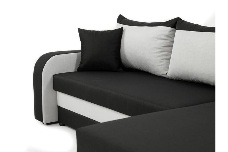 Alvared 3-sits Hörnbäddsoffa Universal - Grå - Bäddsoffa - Bäddsoffa divan