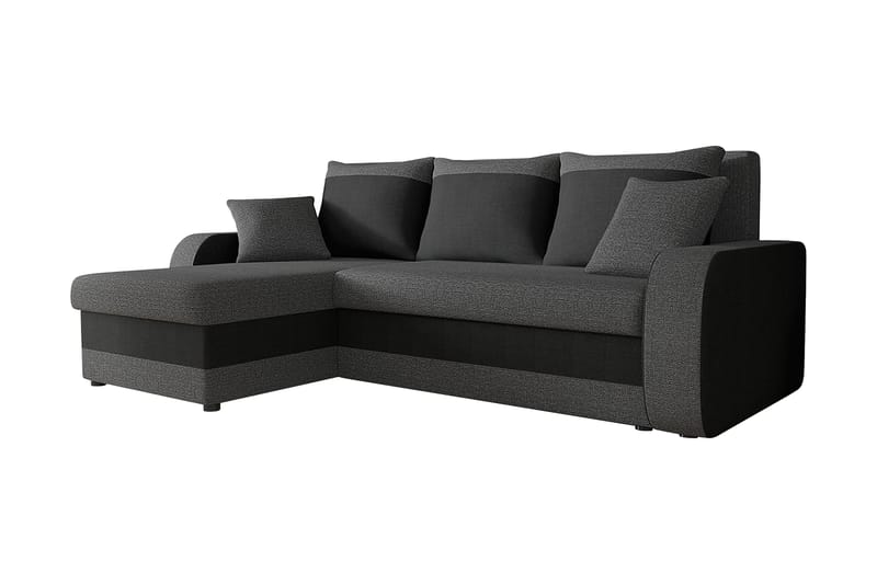 Alvared 3-sits Hörnbäddsoffa Universal - Ljusgrå - Bäddsoffa - Bäddsoffa divan