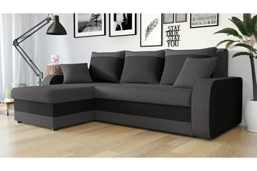 Alvared 3-sits Hörnbäddsoffa Universal - Ljusgrå - Möbler - Soffa - Bäddsoffa