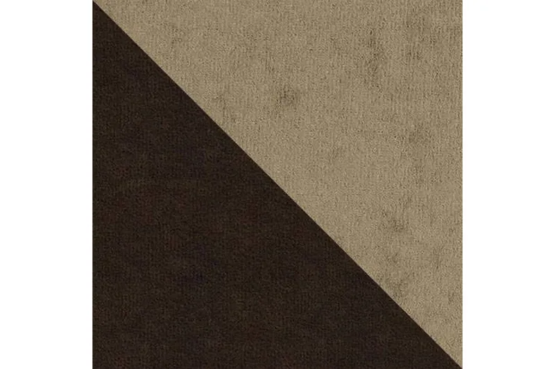 Alvared 4-sits Bäddsoffa med Dubbeldivan med Förvaring - Sammet/Brun/Beige - Möbler - Soffa - Bäddsoffa