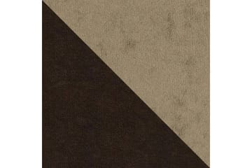 Alvared 4-sits Bäddsoffa med Dubbeldivan med Förvaring - Sammet/Brun/Beige - Möbler - Soffa - Bäddsoffa