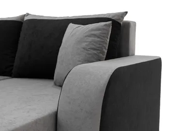 Alvared U-formad 5-sits Bäddsoffa med förvaring - Mörkbrun - Möbler - Soffa - Bäddsoffa