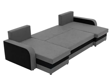 Alvared U-formad 5-sits Bäddsoffa med förvaring - Mörkbrun - Möbler - Soffa - Bäddsoffa