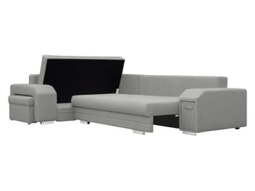 Alvares 4-sits Hörnbäddsoffa med förvaring - Beige - Möbler - Soffa - Bäddsoffa