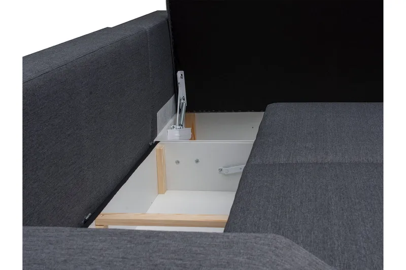 Alvares Hörnbäddsoffa - Grå - Möbler - Soffa - Bäddsoffa