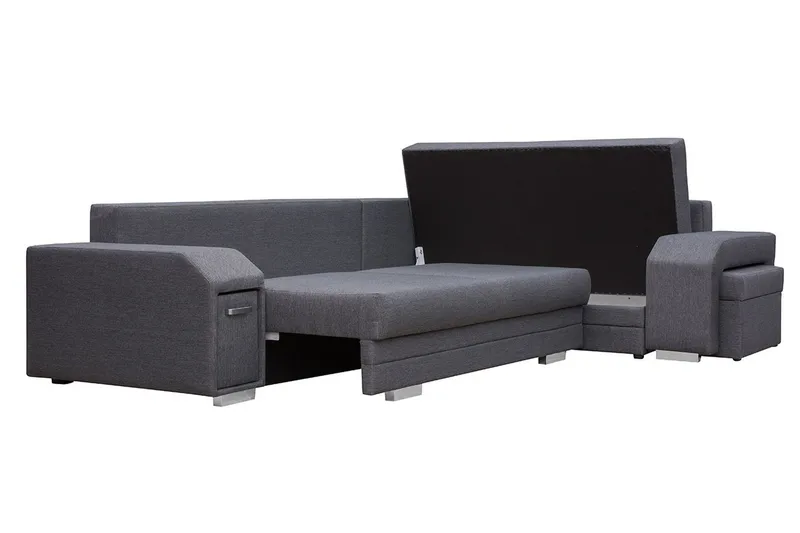 Alvares Hörnbäddsoffa - Grå - Möbler - Soffa - Bäddsoffa