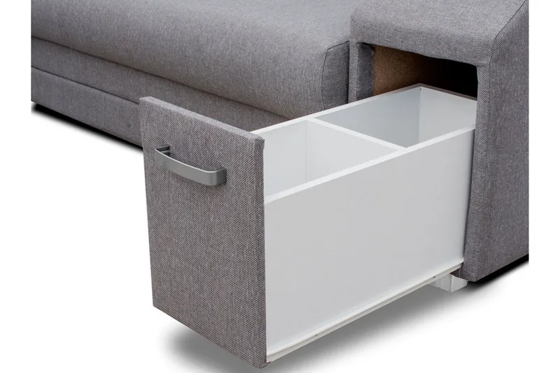 Alvares Hörnbäddsoffa - Grå - Möbler - Soffa - Bäddsoffa