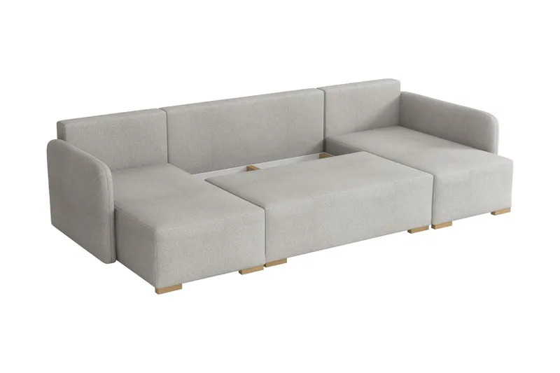 Amelus Bäddsoffa Dubbeldivan 4-sits - Vit - Möbler - Soffa - Bäddsoffa