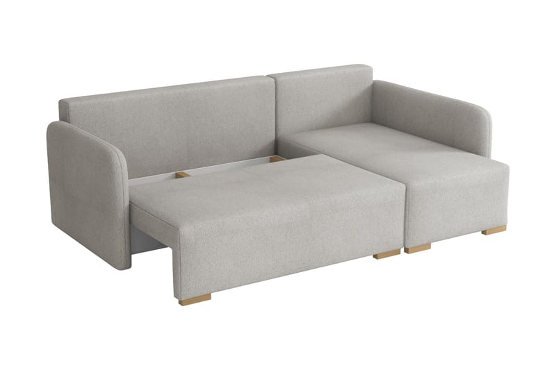Amelus Bäddsoffa m. Divan 4-sits - Brun - Möbler - Soffa - Bäddsoffa