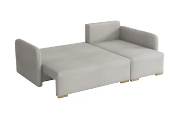 Amelus Bäddsoffa m. Divan 4-sits - Vit - Möbler - Soffa - Bäddsoffa