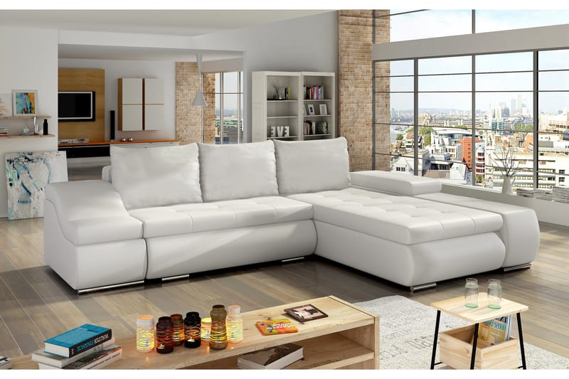 Amieva Bäddsoffa - Vit - Möbler - Soffa - Bäddsoffa