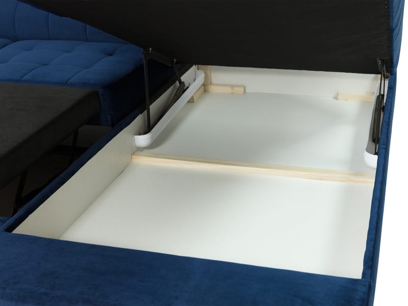 Amshyttan Bäddsoffa med Schäslong 4-sits - Lila - Möbler - Soffa - Bäddsoffa