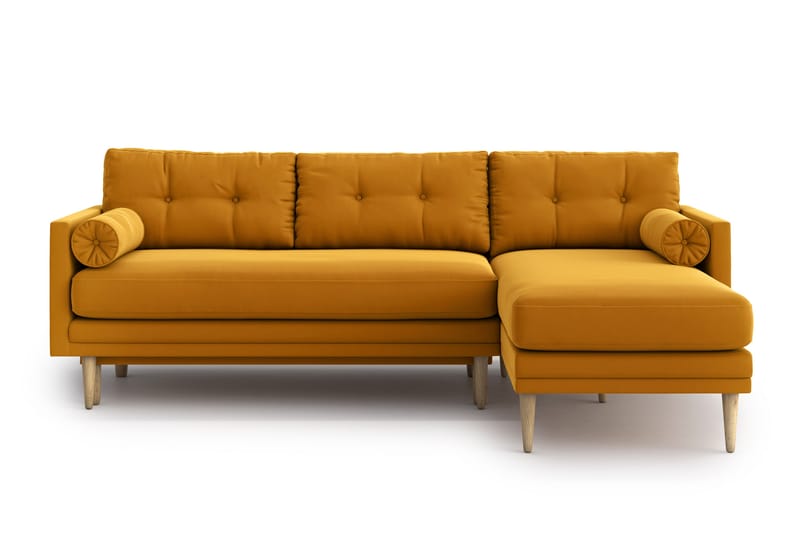 Amyssa 3-sits Divanbäddsoffa - Guld - Möbler - Soffa - Bäddsoffa