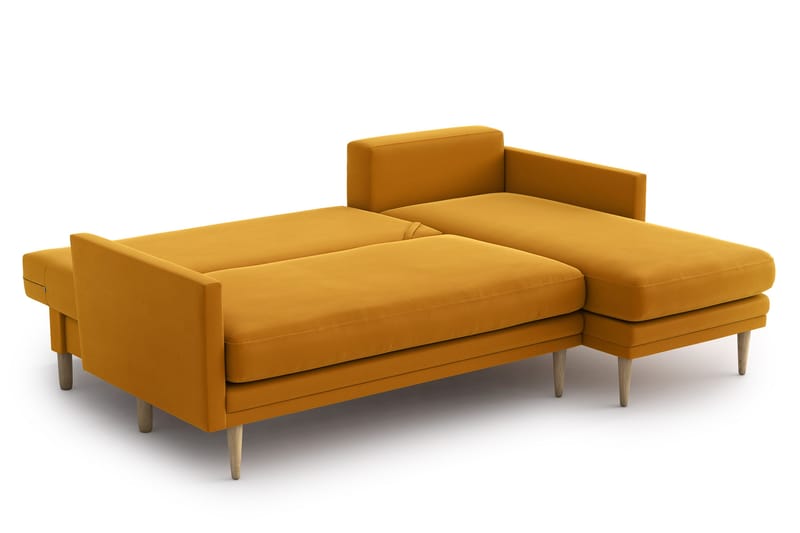 Amyssa 3-sits Divanbäddsoffa - Guld - Möbler - Soffa - Bäddsoffa