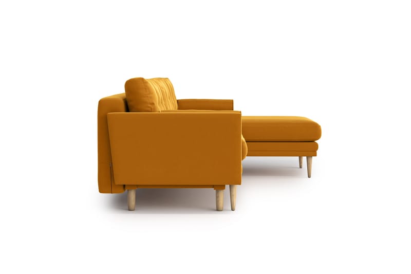 Amyssa 3-sits Divanbäddsoffa - Guld - Möbler - Soffa - Bäddsoffa