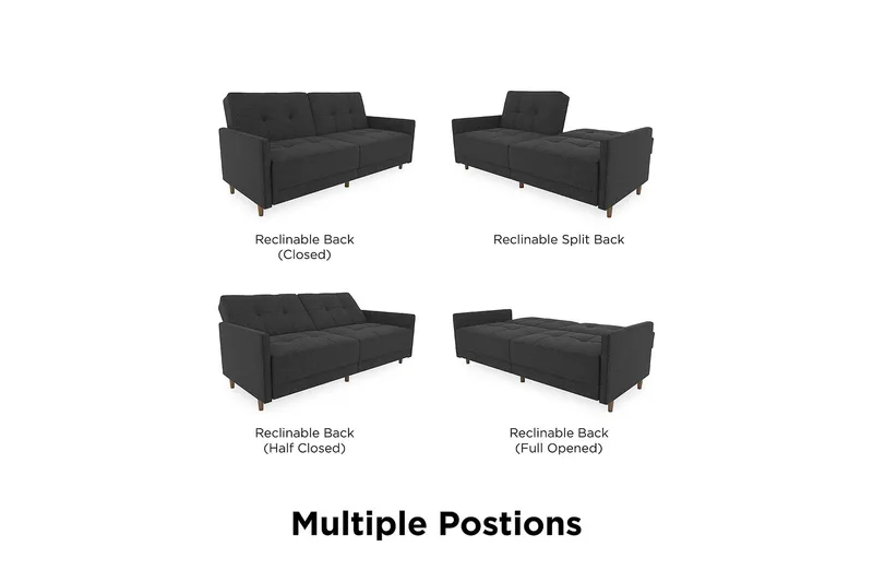 Andora Bäddsoffa Linnegrå - Dorel Home - Möbler - Soffa - Bäddsoffa