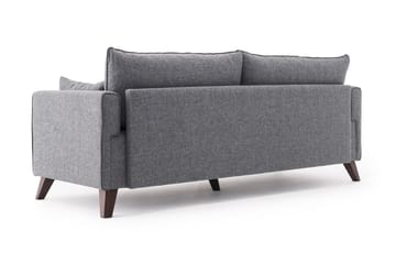 Antigua 3-sits Längsbäddad Bäddsoffa 150x190 cm i Tyg - Grå - Möbler - Soffa - Bäddsoffa