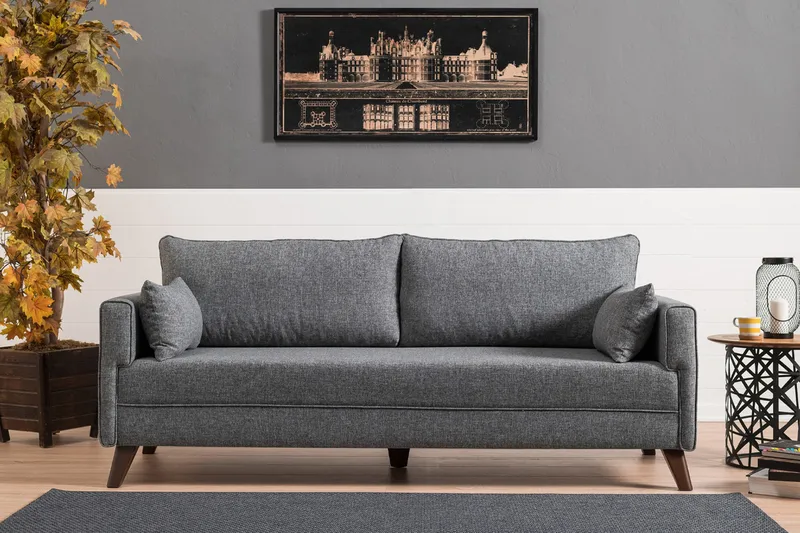 Antigua Bäddsoffa 3-sits - Grå - Möbler - Soffa - Bäddsoffa