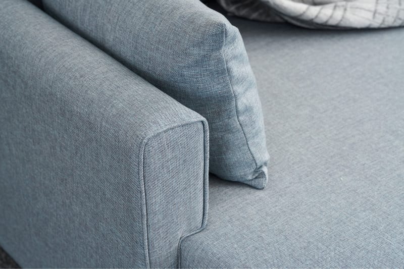 Antigua Bäddsoffa med Divan Vänster - Blå/Brun - Möbler - Soffa - Bäddsoffa