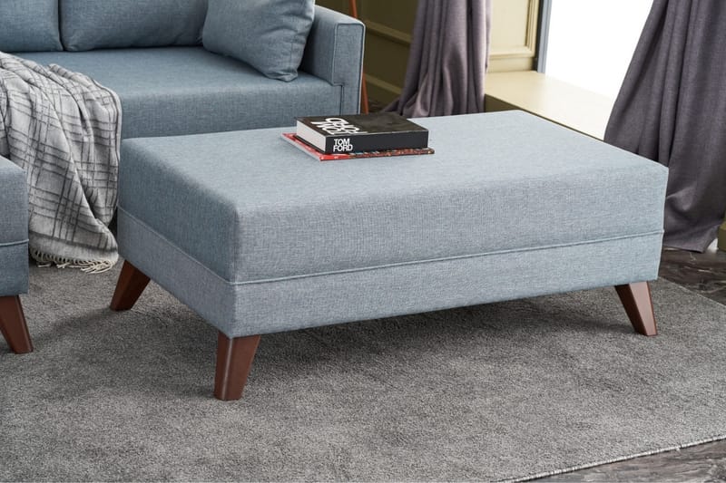 Antigua Bäddsoffa med Divan Vänster - Blå/Brun - Möbler - Soffa - Bäddsoffa