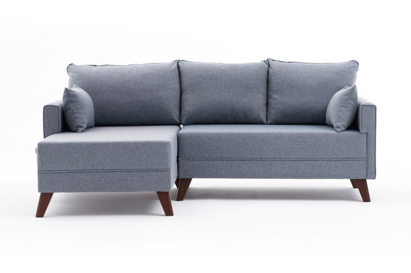 Antigua Bäddsoffa med Divan Vänster - Blå/Brun - Möbler - Soffa - Bäddsoffa